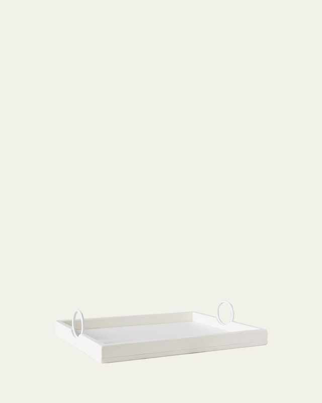 Bianca Large Rectangle Tray, 20"